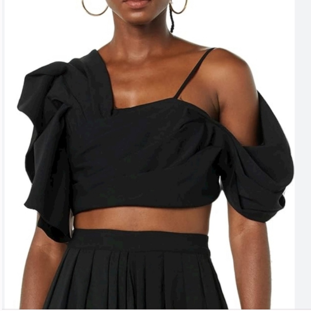 Making the Cut Black Crop Top